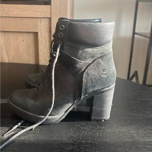 Timberland Women's Charcoal Heeled Boots